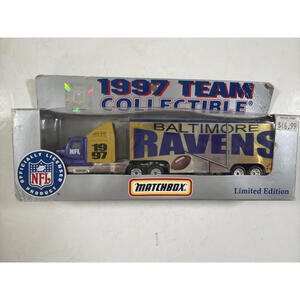 Baltimore Ravens 1997 Season NEW Team Diecast 1:80 Truck Matchbox